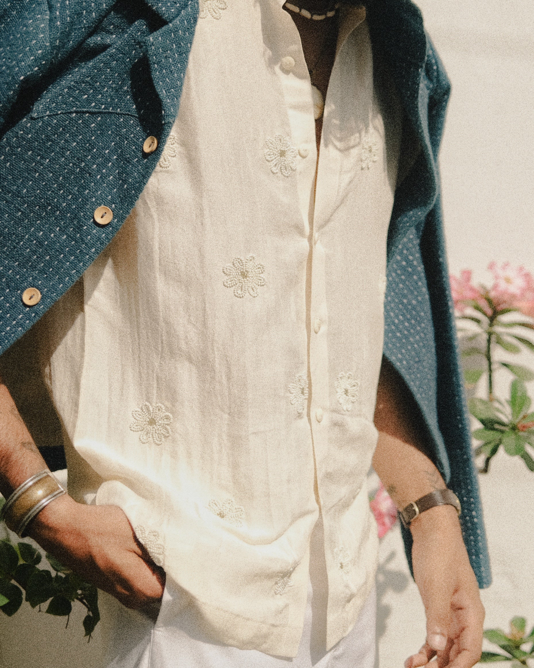Kora Bead-work Shimmer Shirt