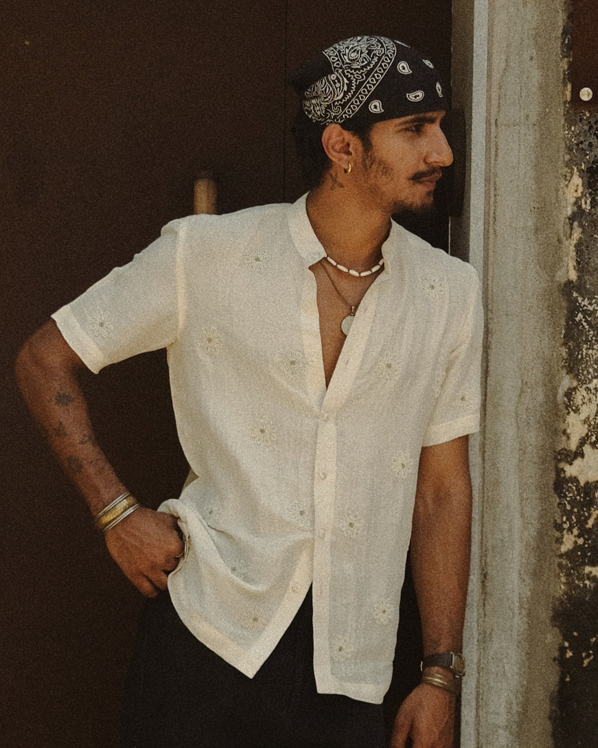 Kora Bead-work Shimmer Shirt