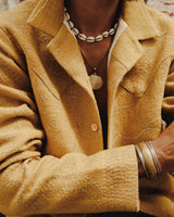 Mustard Kantha Jacket image 4