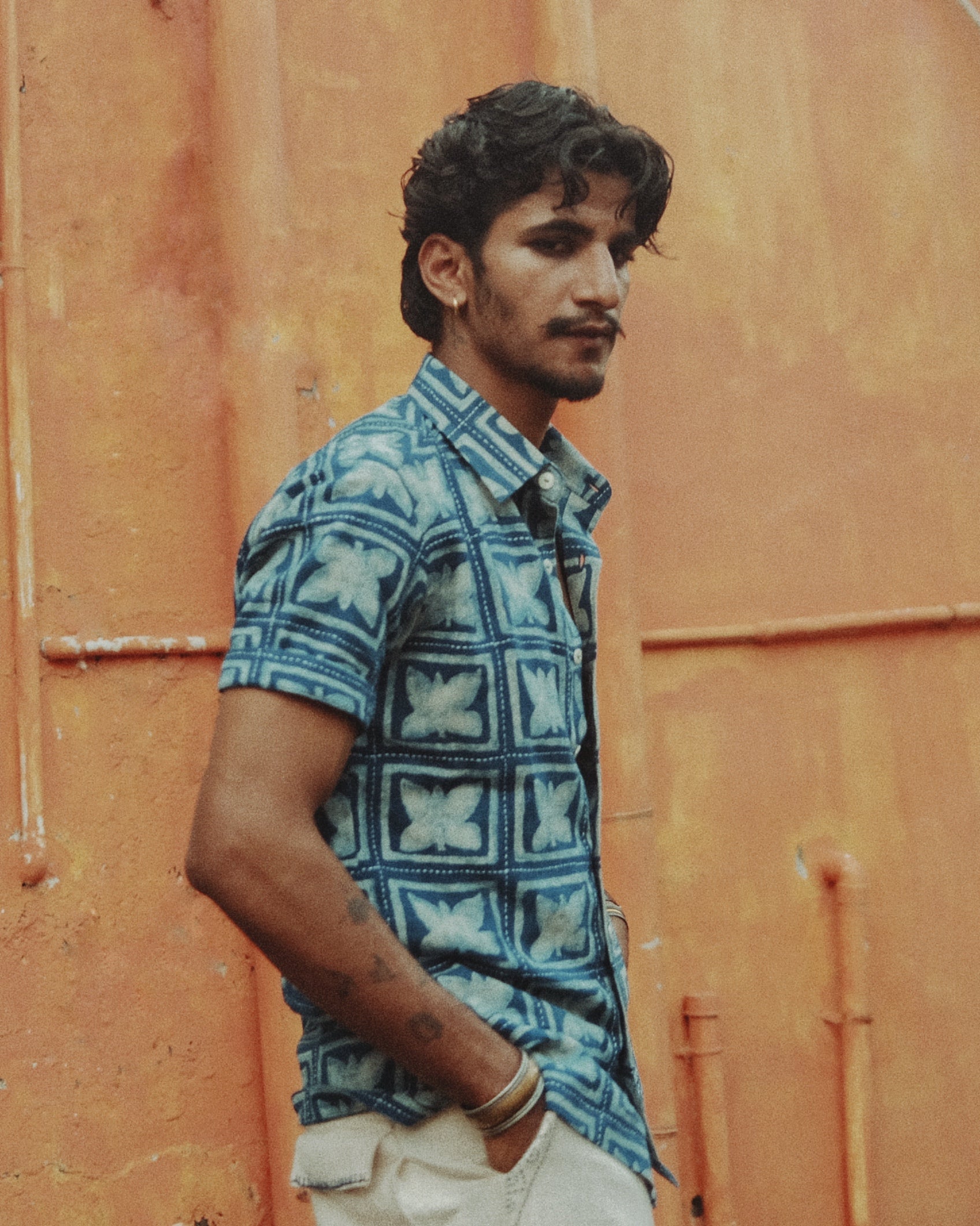 Butterfly Kantha Shirt