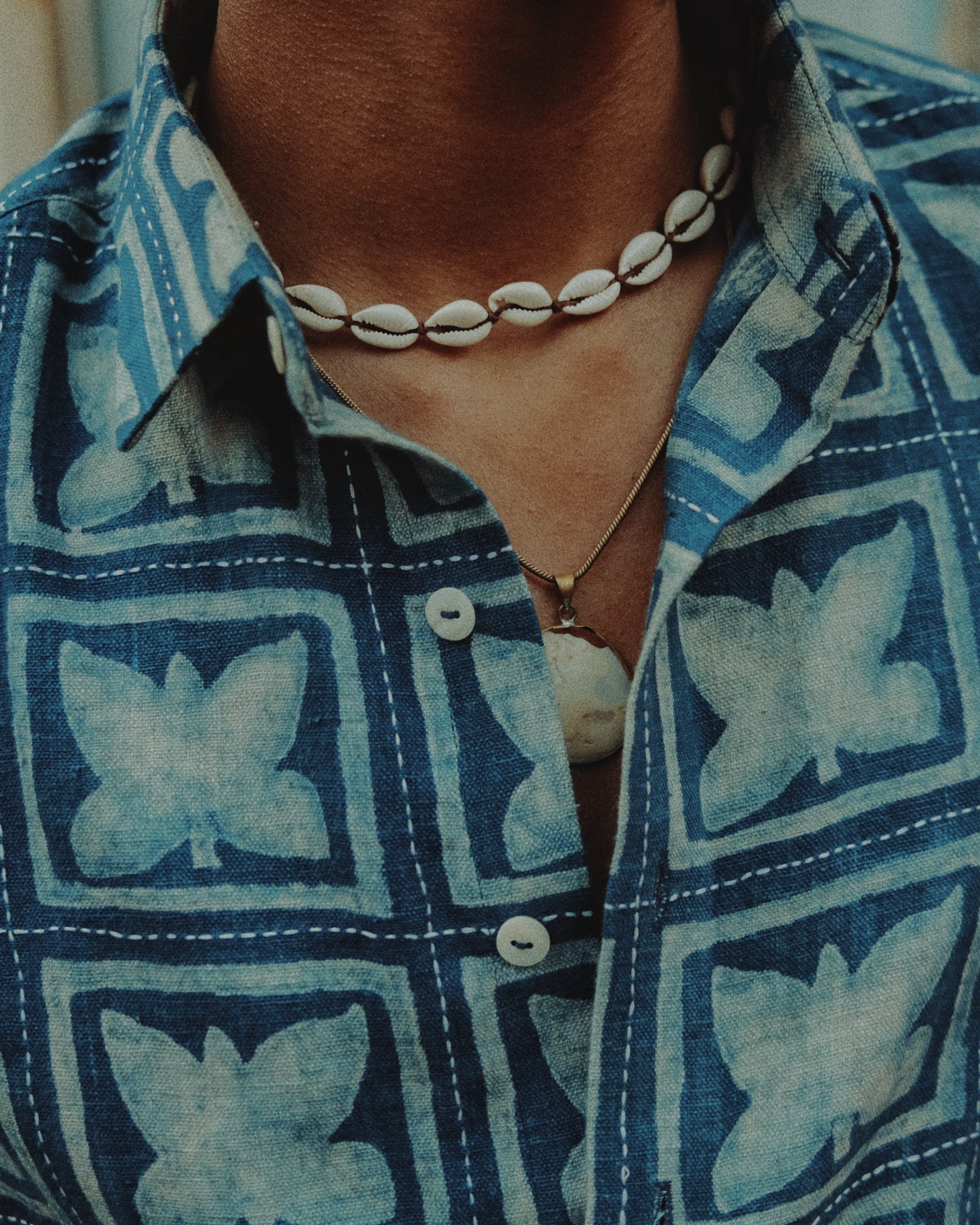 Butterfly Kantha Shirt