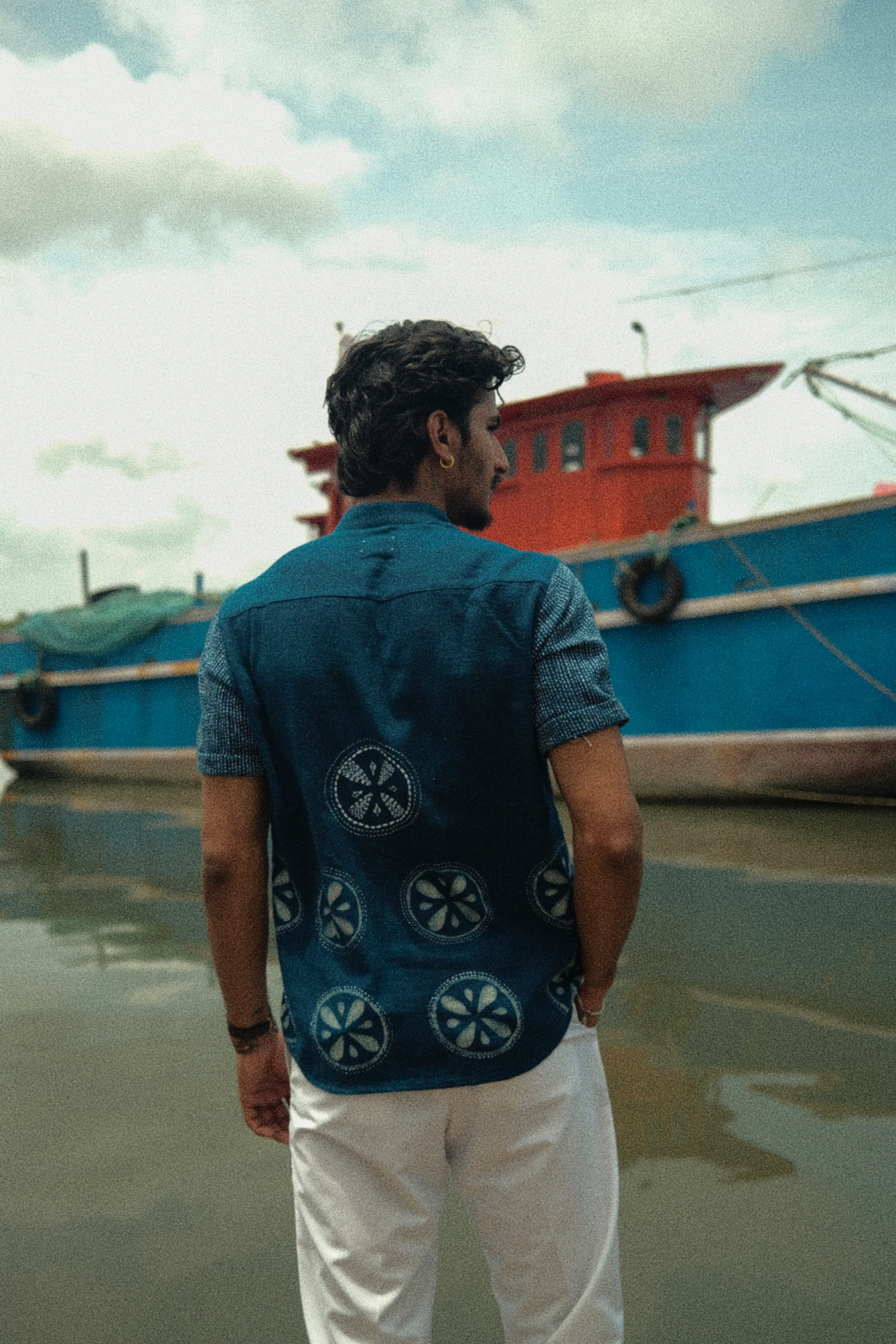 Sailor's Wheel Indigo Shirt