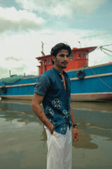 Sailor's Wheel Indigo Shirt image 2