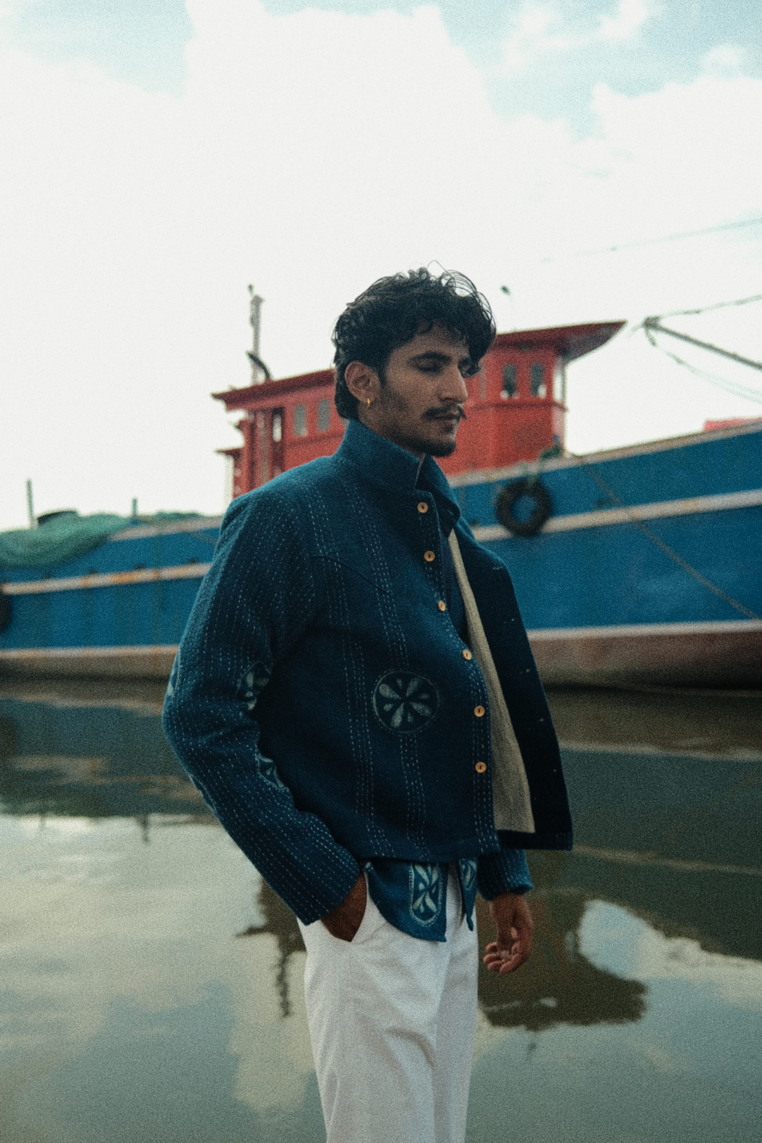 Sailor's Wheel Indigo Jacket