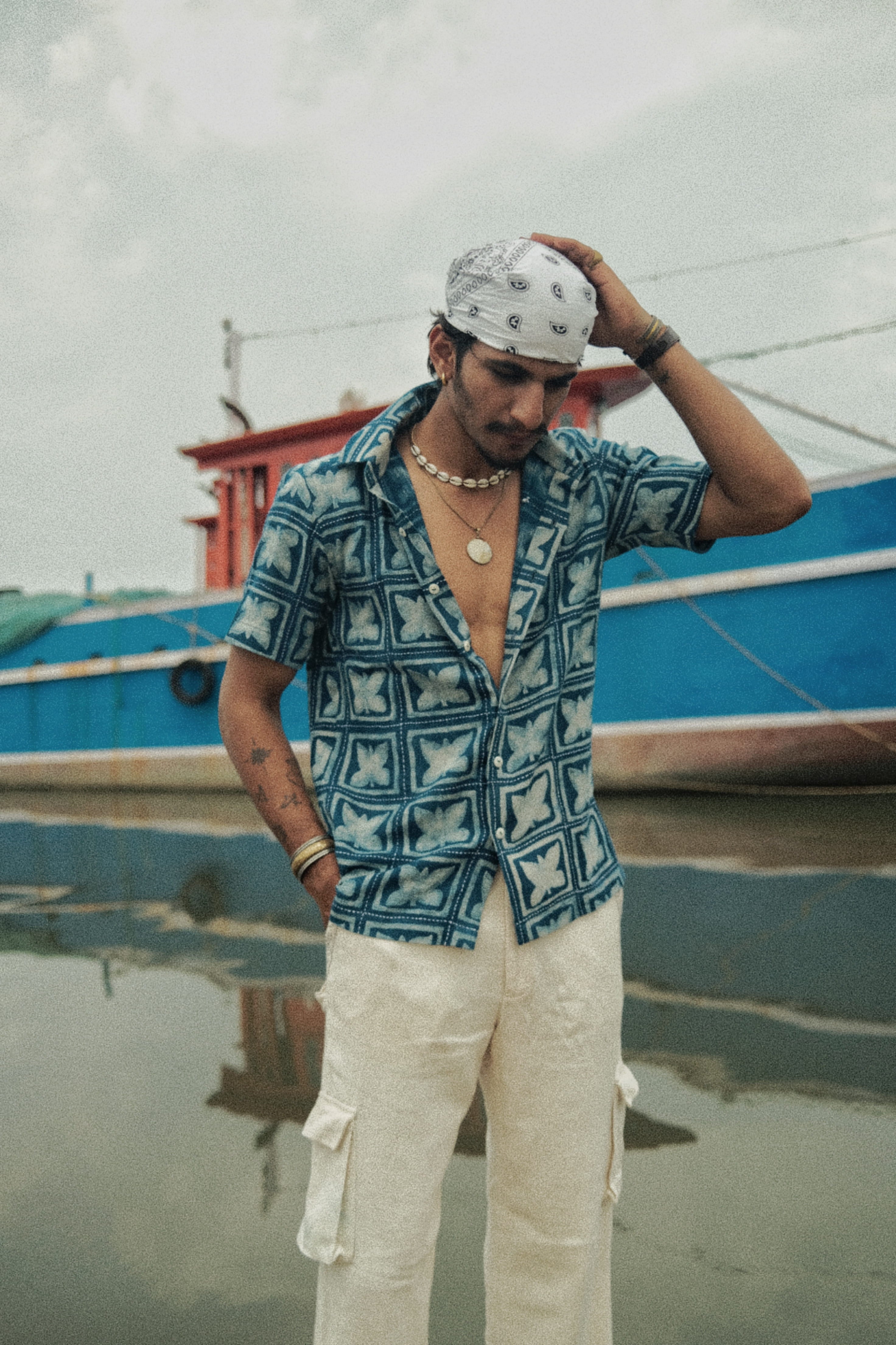 Butterfly Kantha Shirt