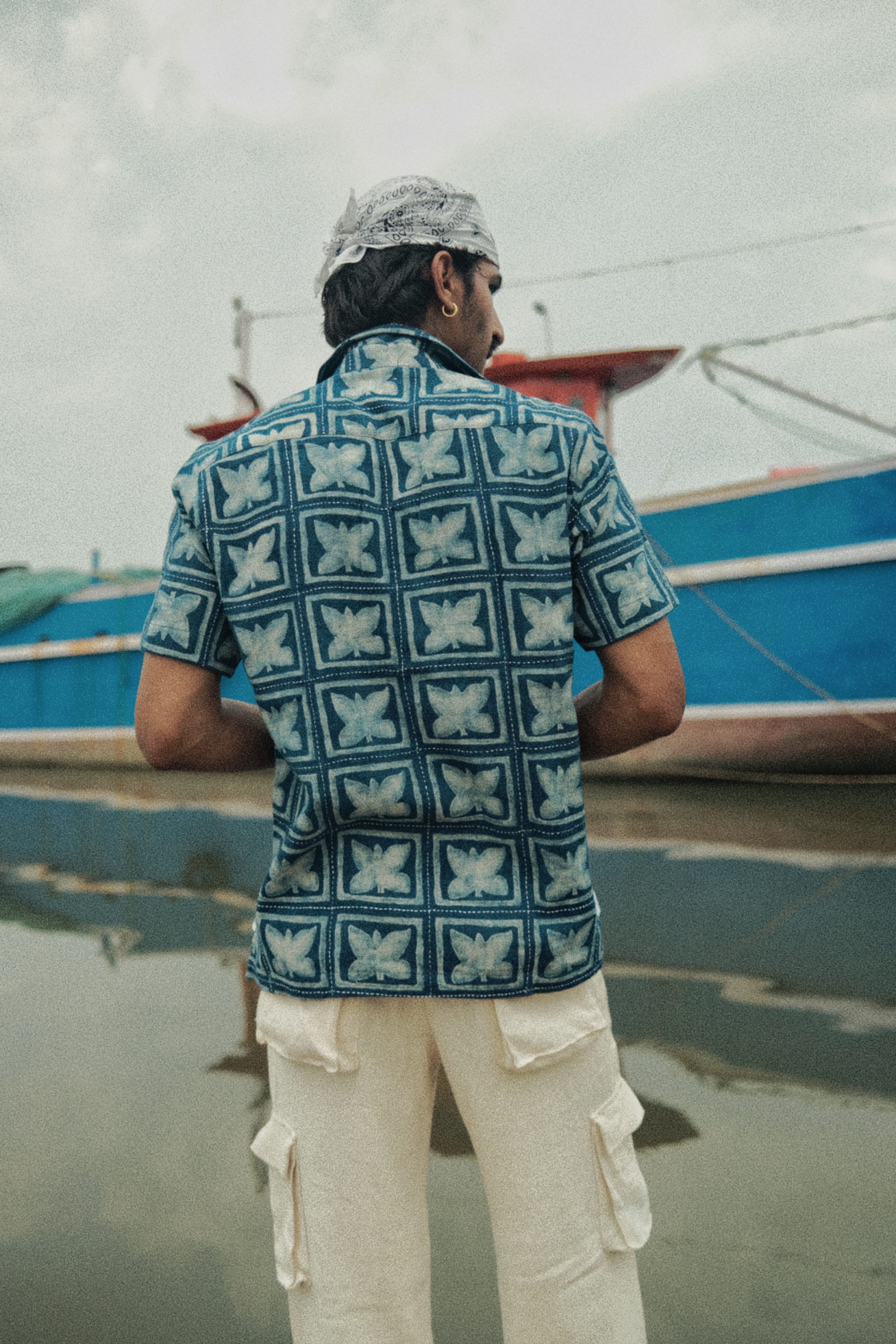 Butterfly Kantha Shirt