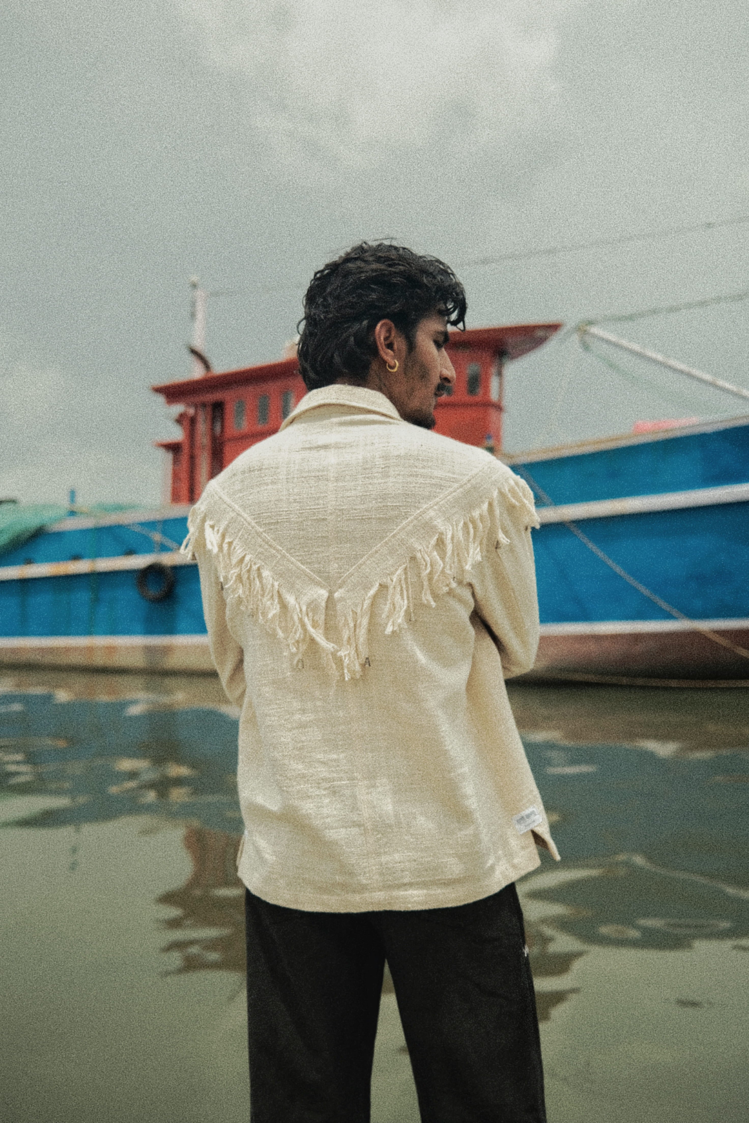 Kala Cotton Fringes Kurta