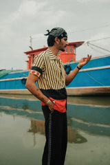 Red and Black Patta Shirt image 4